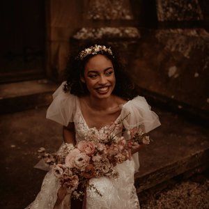 Honey & Ember Gold Wedding Headpiece